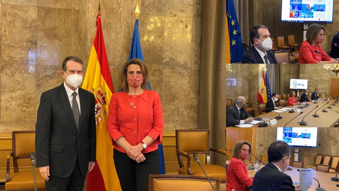 Abel Caballero y Teresa Ribera