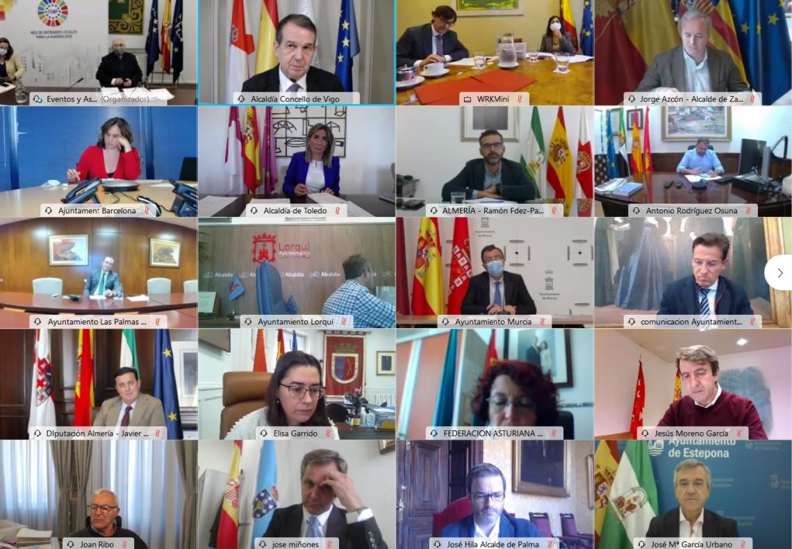 La reunión de se celebró por vídeoconferencia