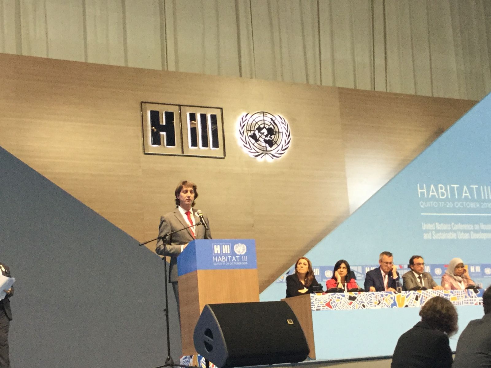 Carlos Martínez, en Habitat III