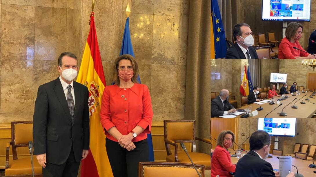Abel Caballero y Teresa Ribera