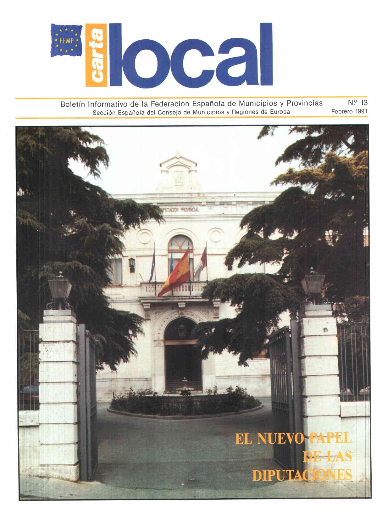 Carta Local nº 13 – Febrero 1991
