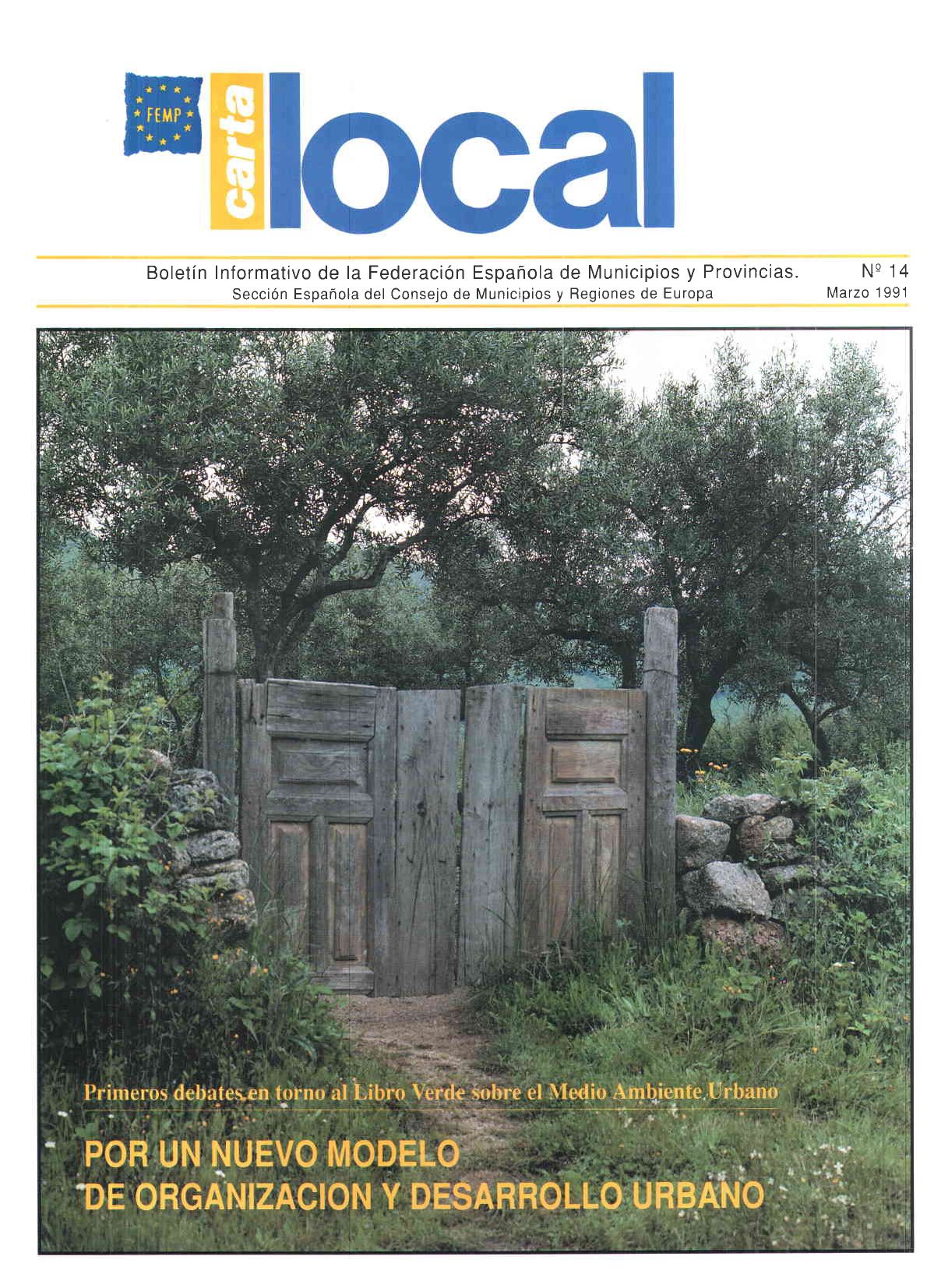 Carta Local nº 14 – Marzo 1991