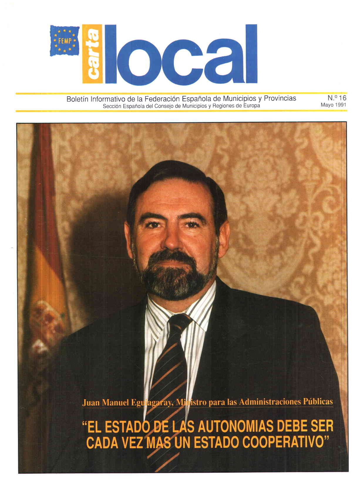Carta Local nº 16 – Mayo 1991