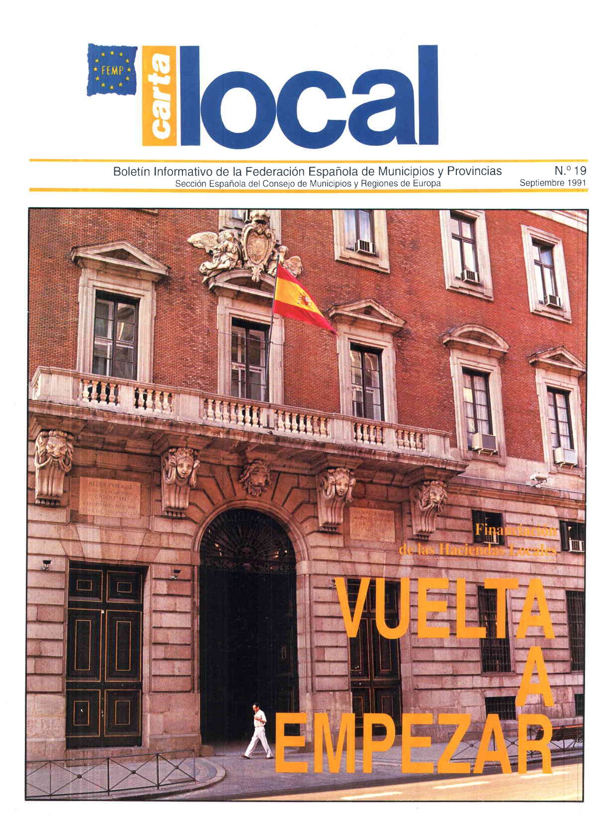 Carta Local nº 19 – Septiembre 1991