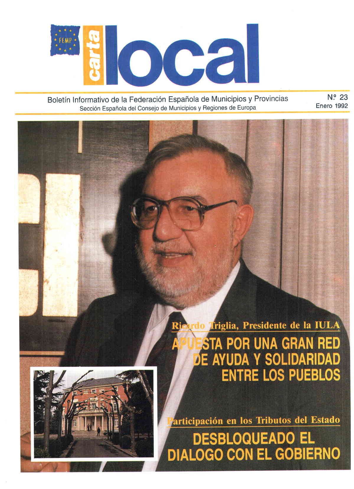 Carta Local nº 23 – Enero 1992