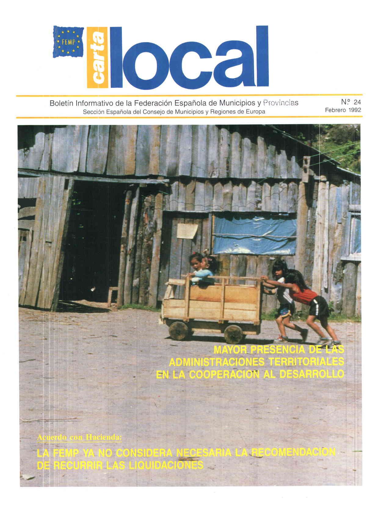 Carta Local nº 24 – Febrero 1992