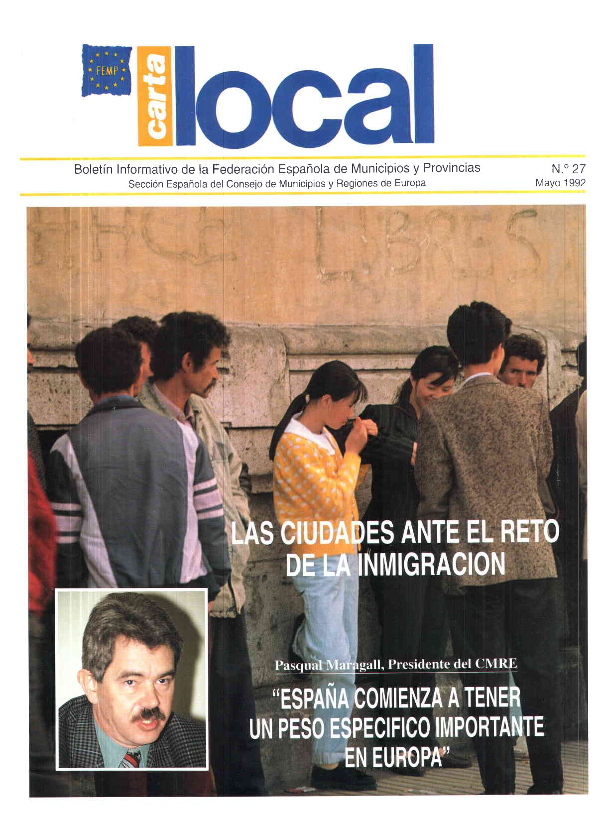 Carta Local nº 27 – Mayo 1992