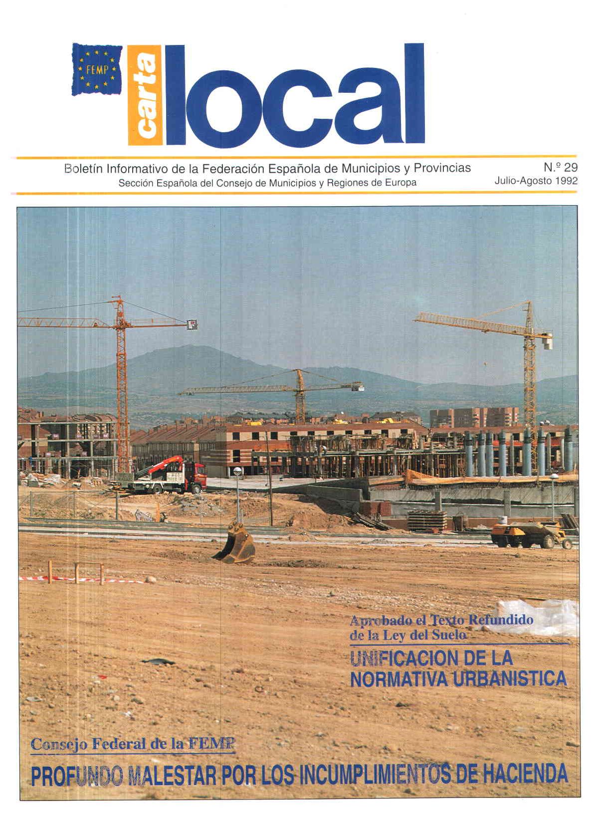 Carta Local nº 29 – Julio-Agosto 1992
