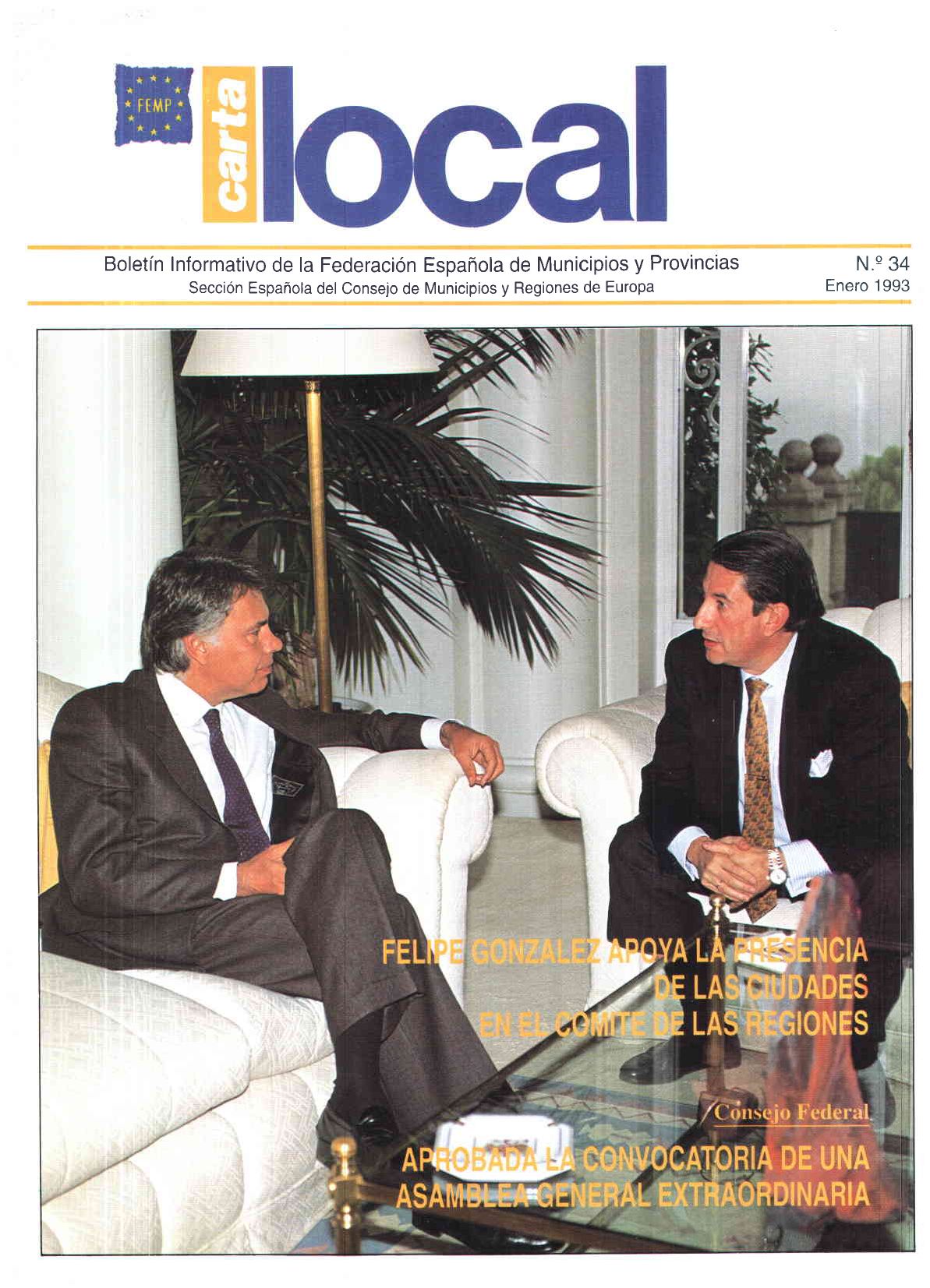 Carta Local nº 34 – Enero 1993