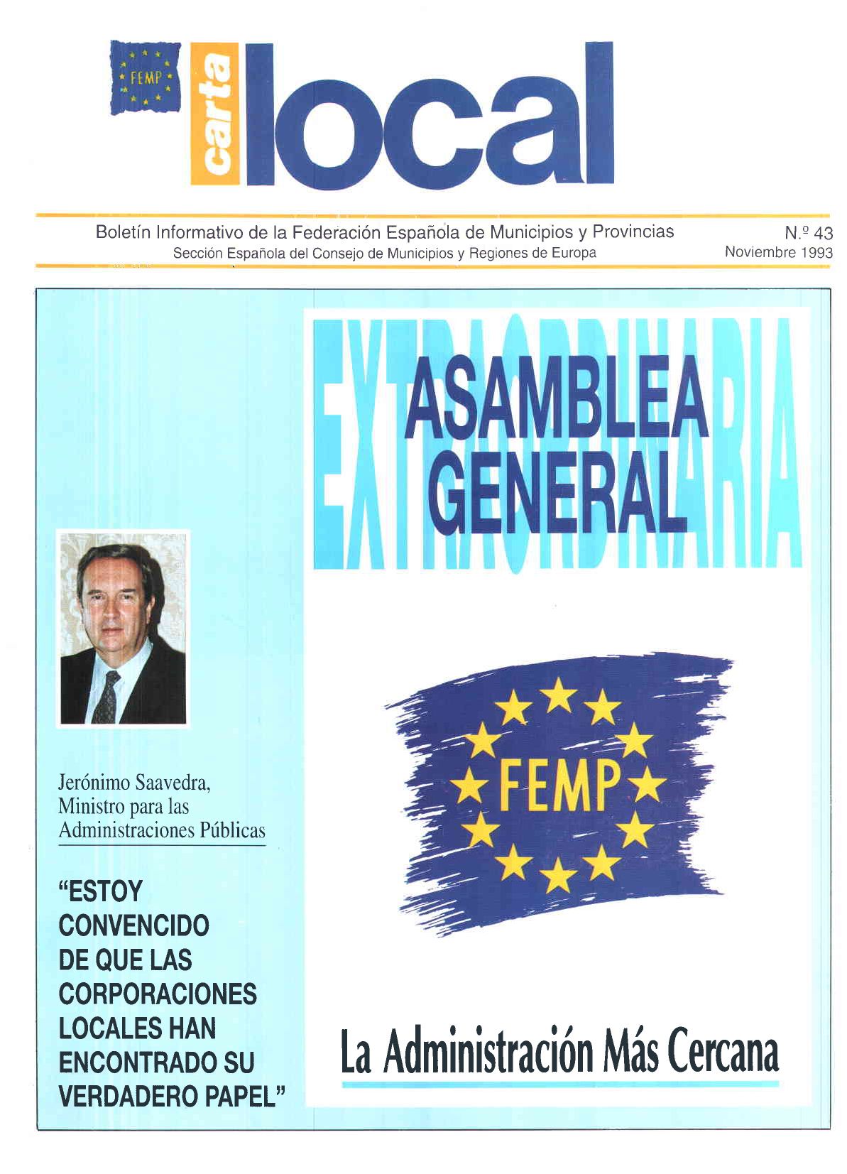 Carta Local nº 43 – Noviembre 1993