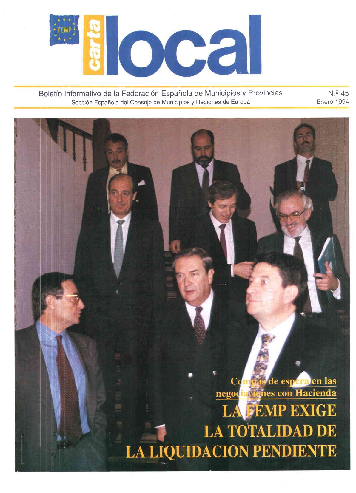 Carta Local nº 45 – Enero 1994