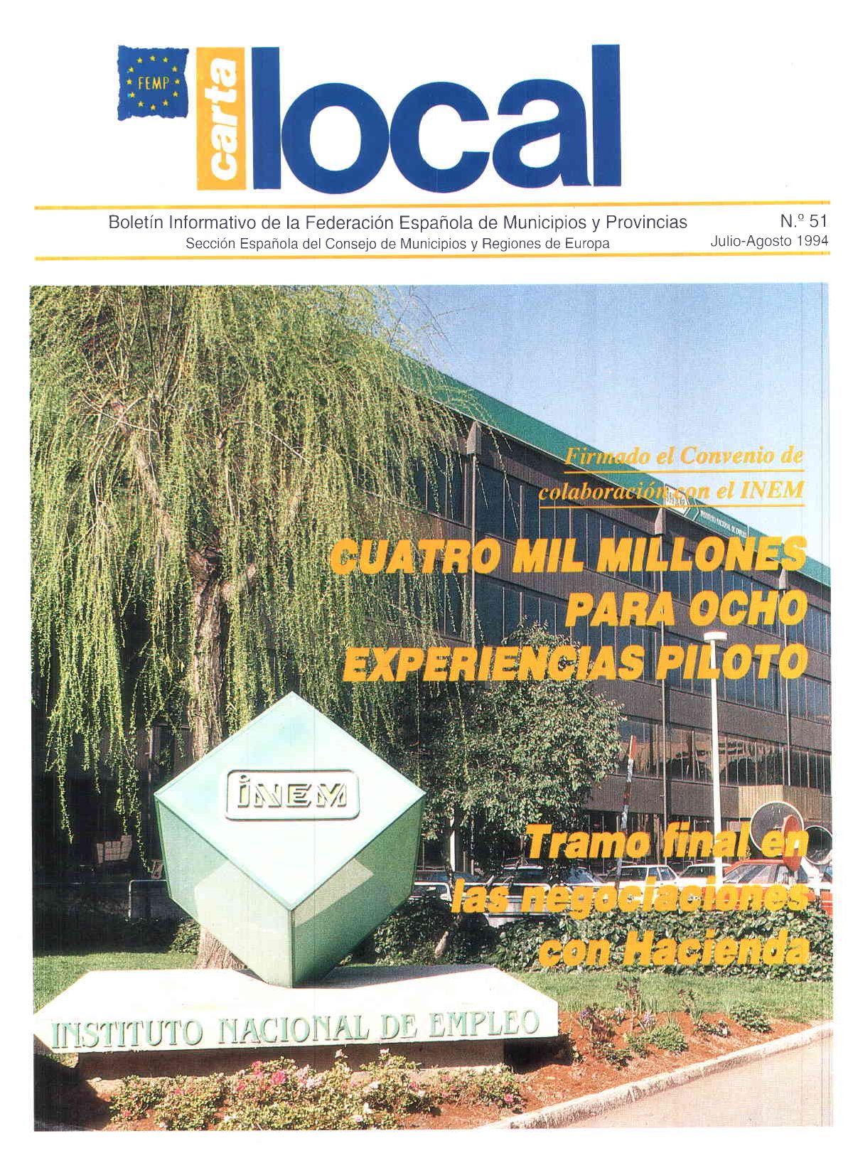 Carta Local nº 51 – Julio-Agosto 1994