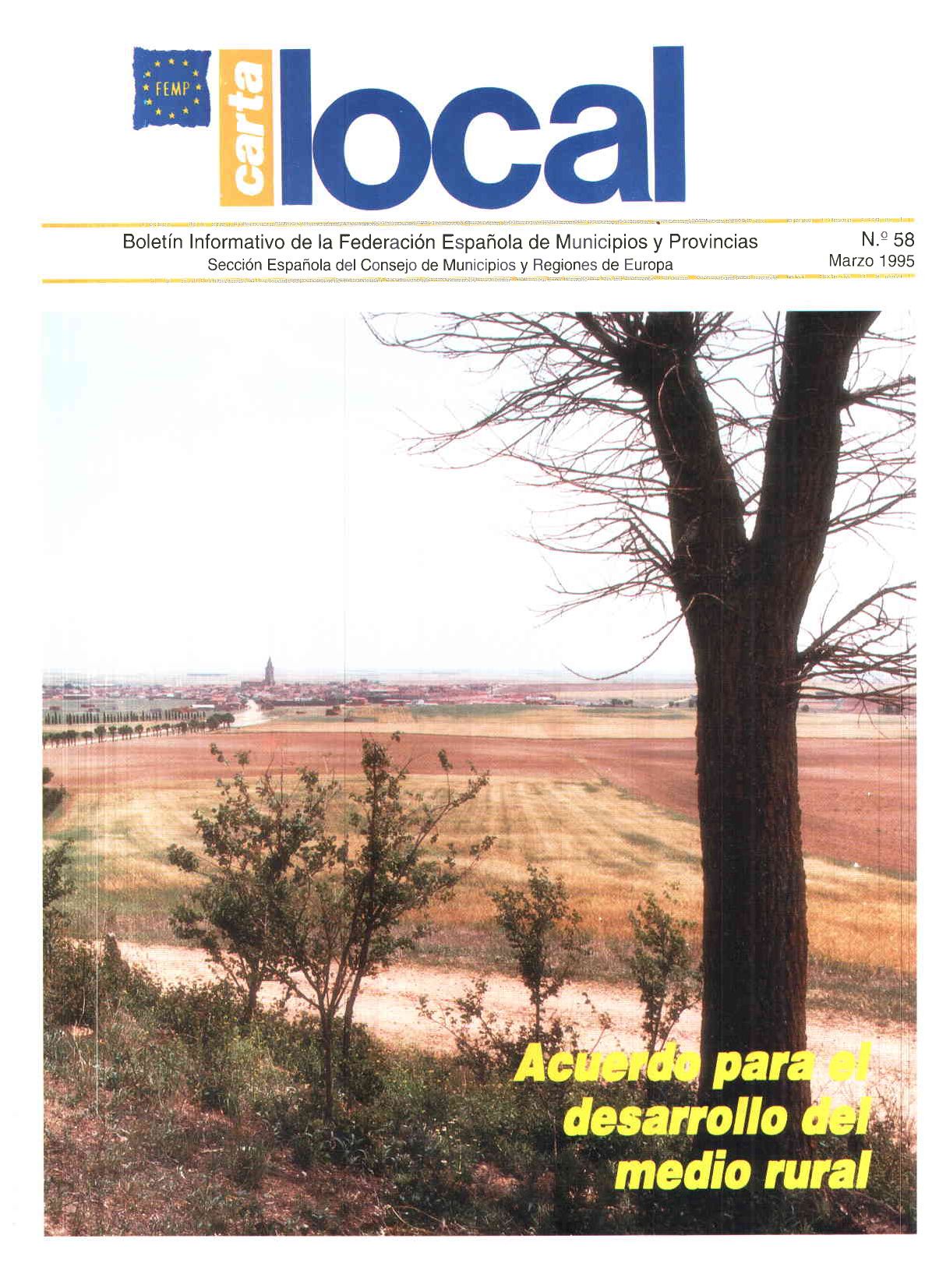 Carta Local nº 58 – Marzo 1995