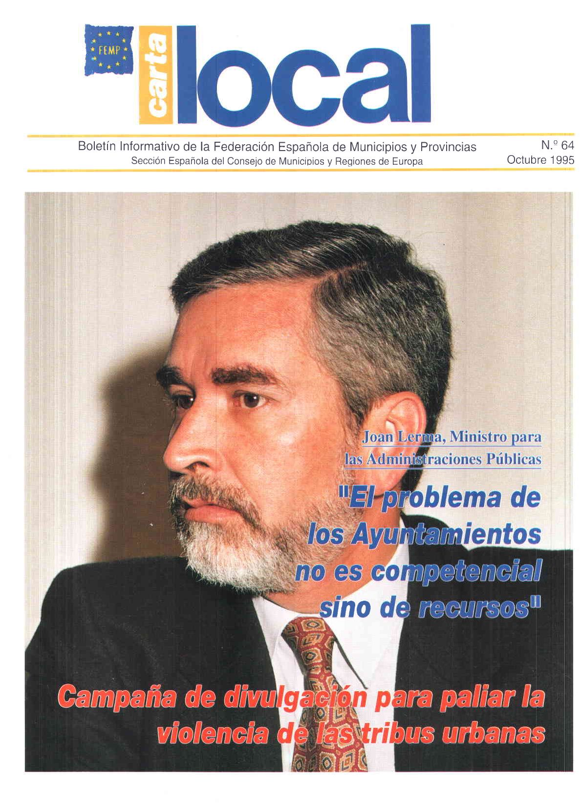 Carta Local nº 64 – Octubre 1995