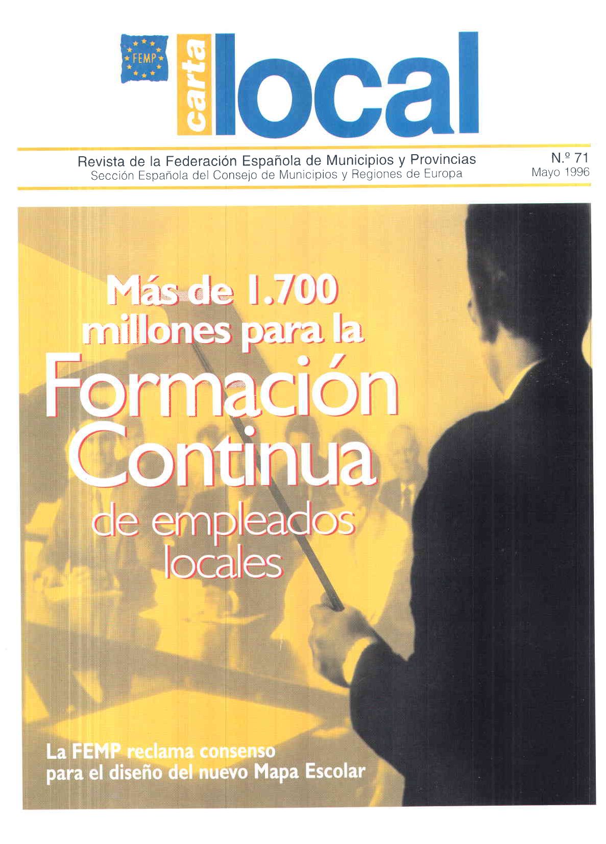 Carta Local nº 71 – Mayo 1996