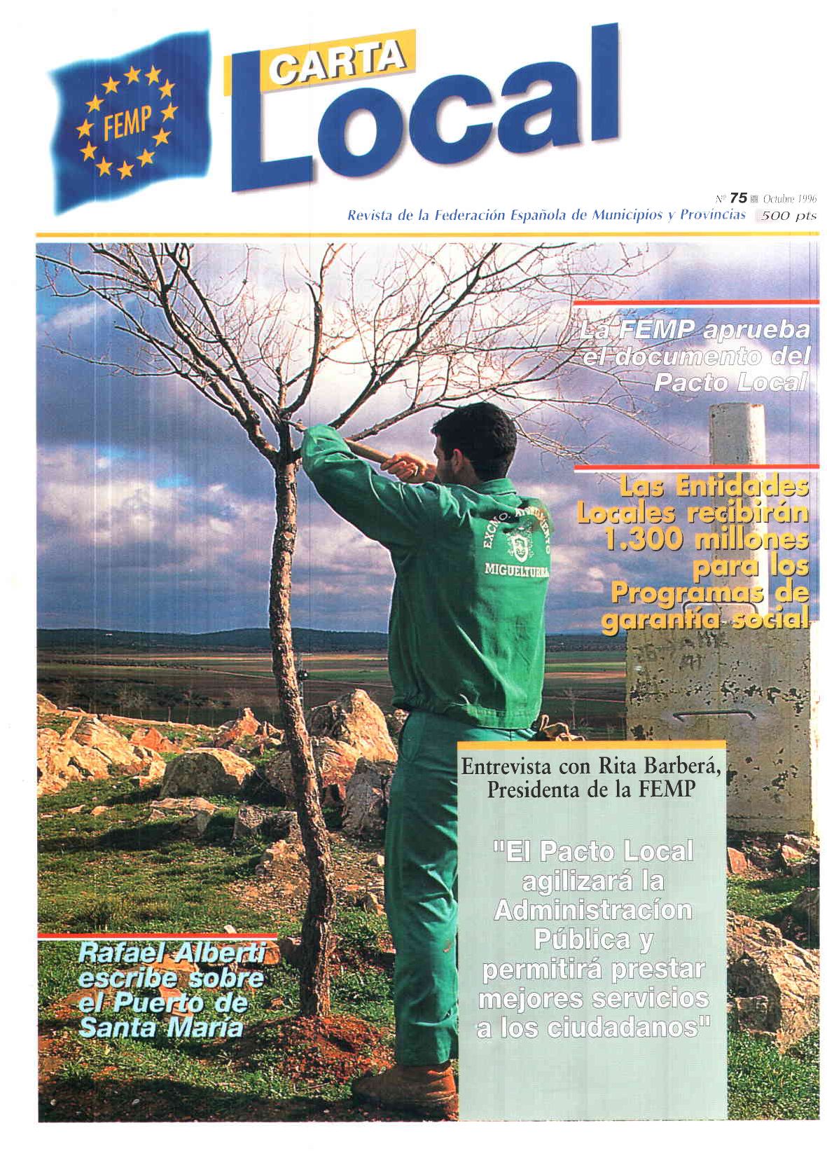 Carta Local nº 75 – Octubre 1996
