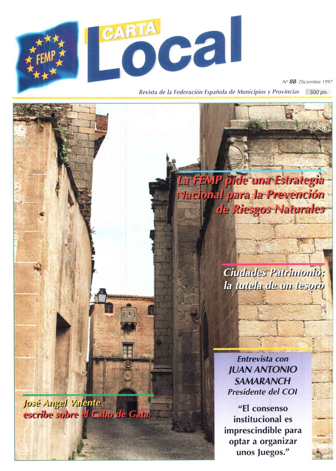 Carta Local nº 88 – Diciembre 1997