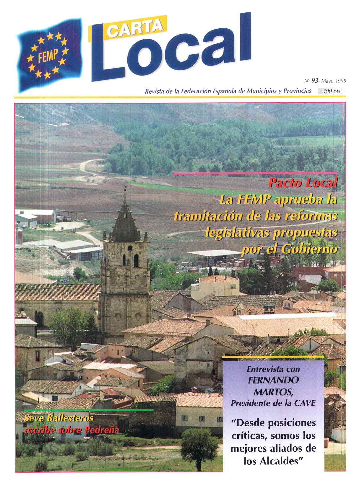 Carta Local nº 93 – Mayo 1998