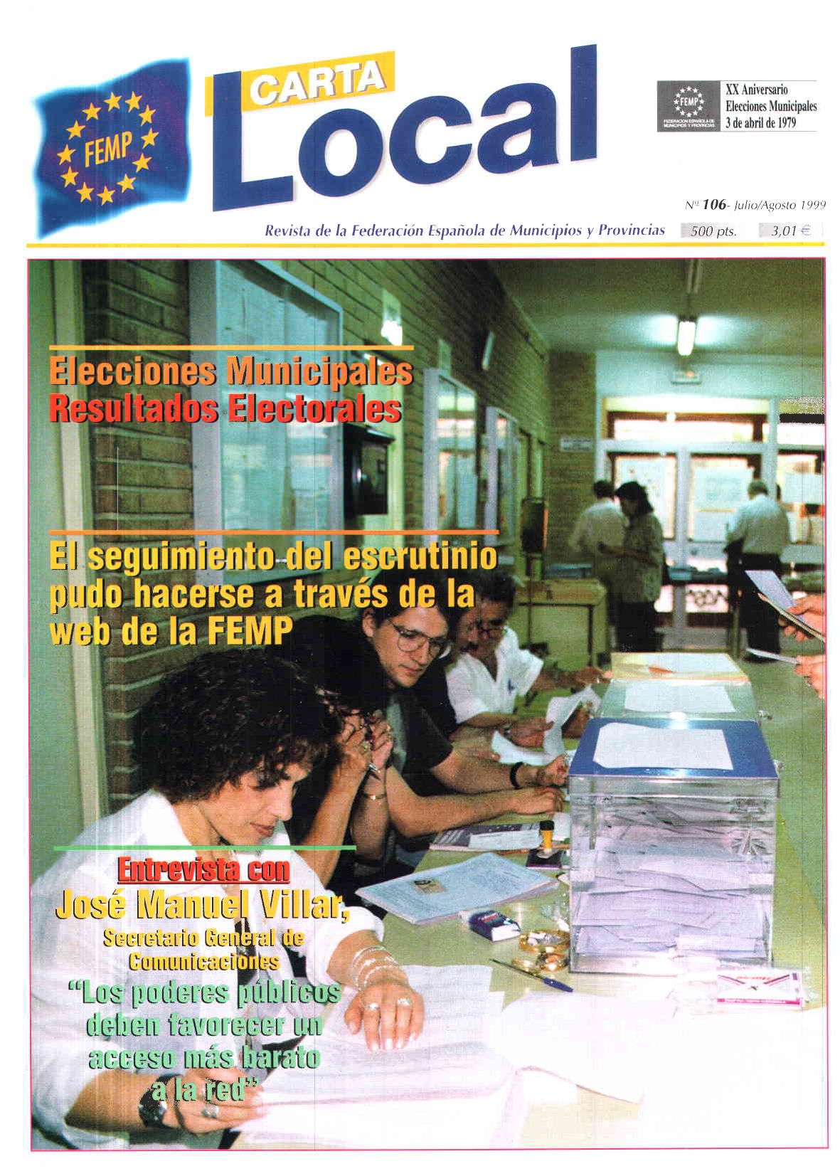 Carta Local nº 106 – Julio-Agosto 1999
