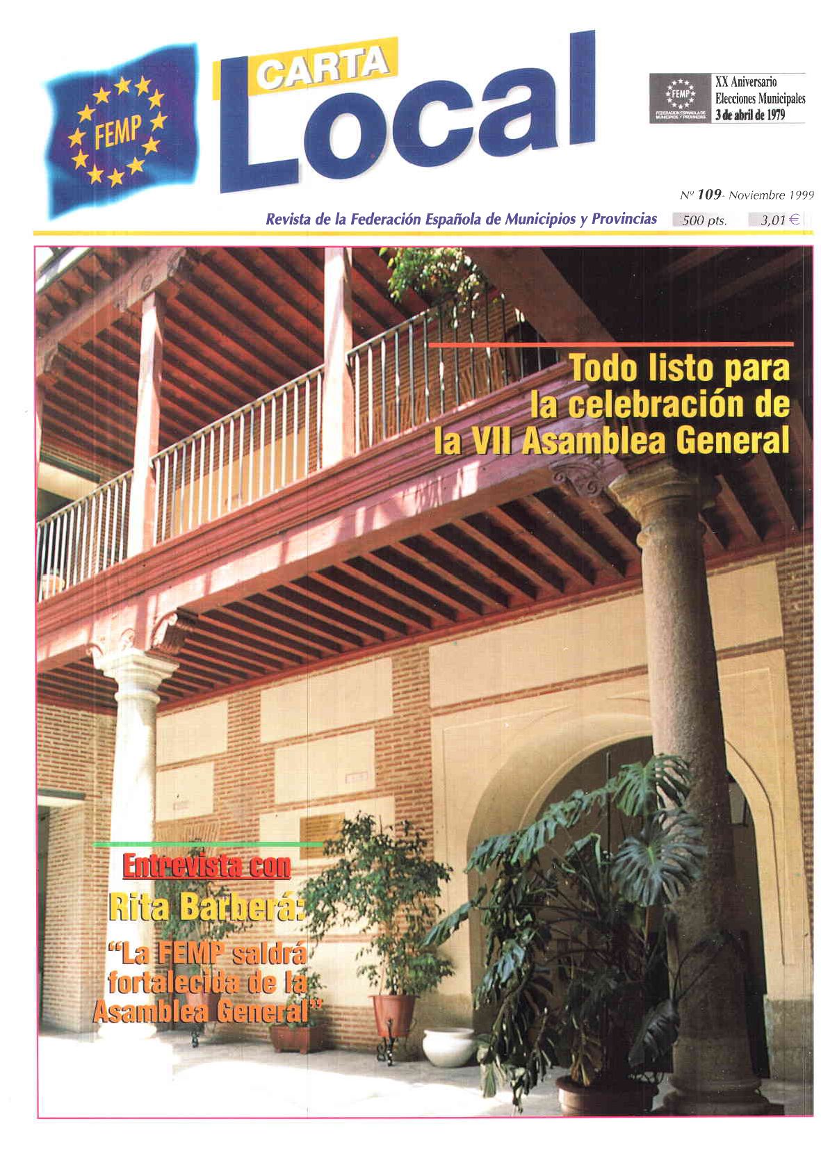 Carta Local nº 109 – Noviembre 1999