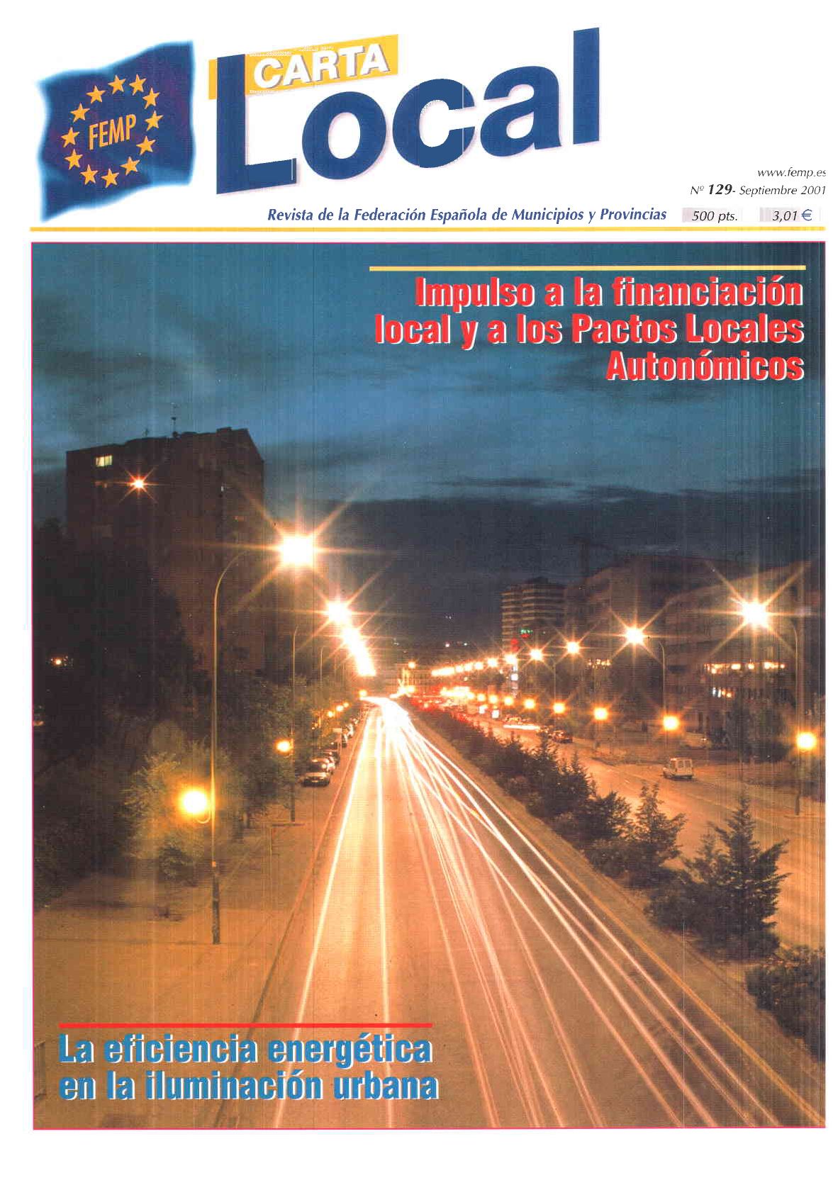 Carta Local nº 129 – Septiembre 2001