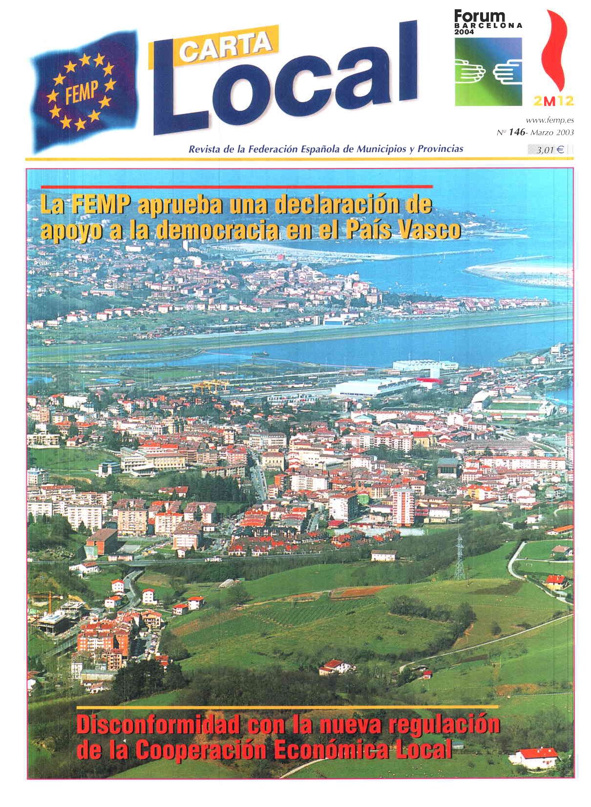 Carta Local nº 146 – Marzo 2003