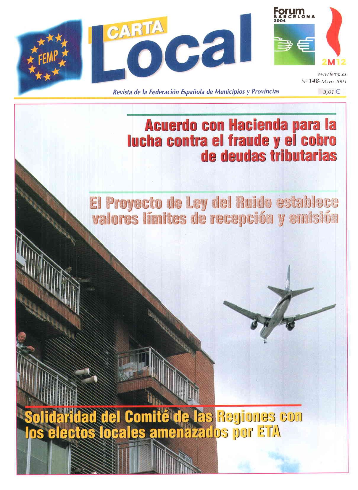 Carta Local nº 148 – Mayo 2003
