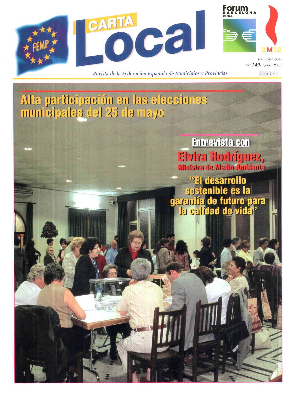 Carta Local nº 149 – Junio 2003