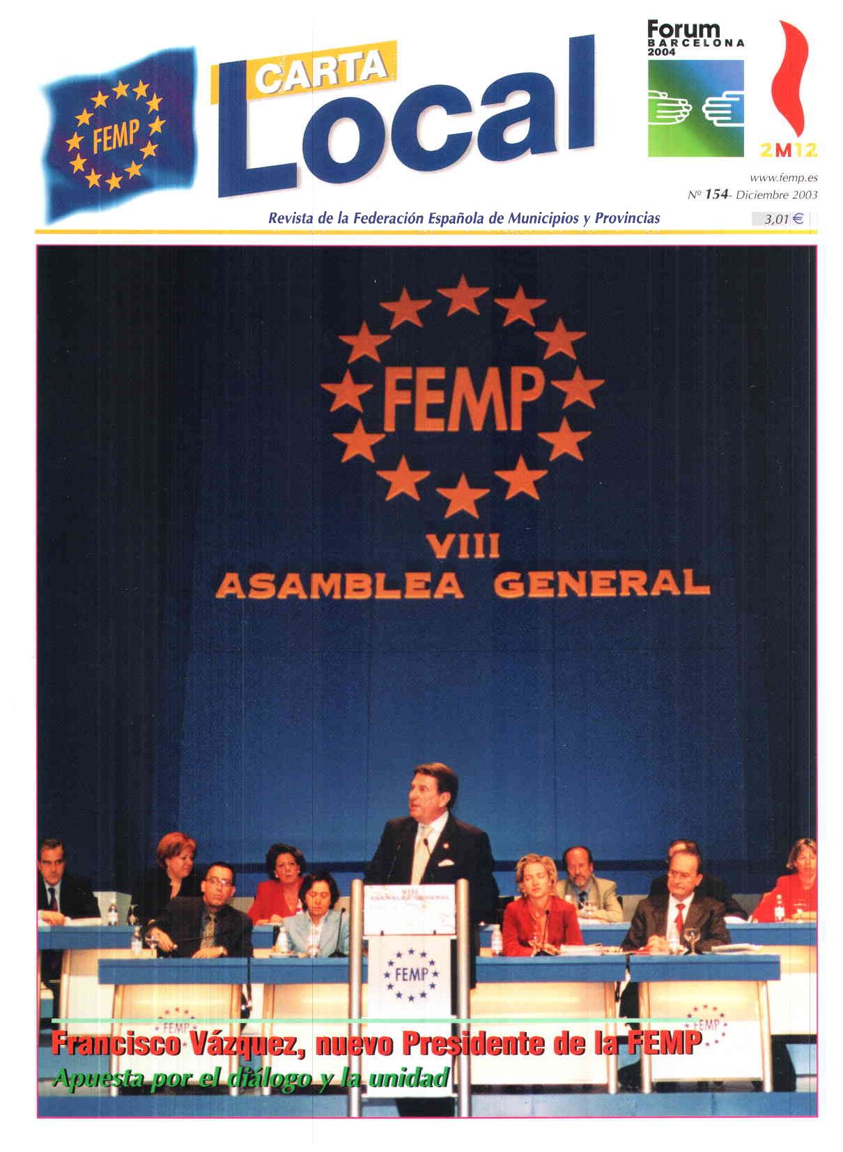 Carta Local nº 154 – Diciembre 2003