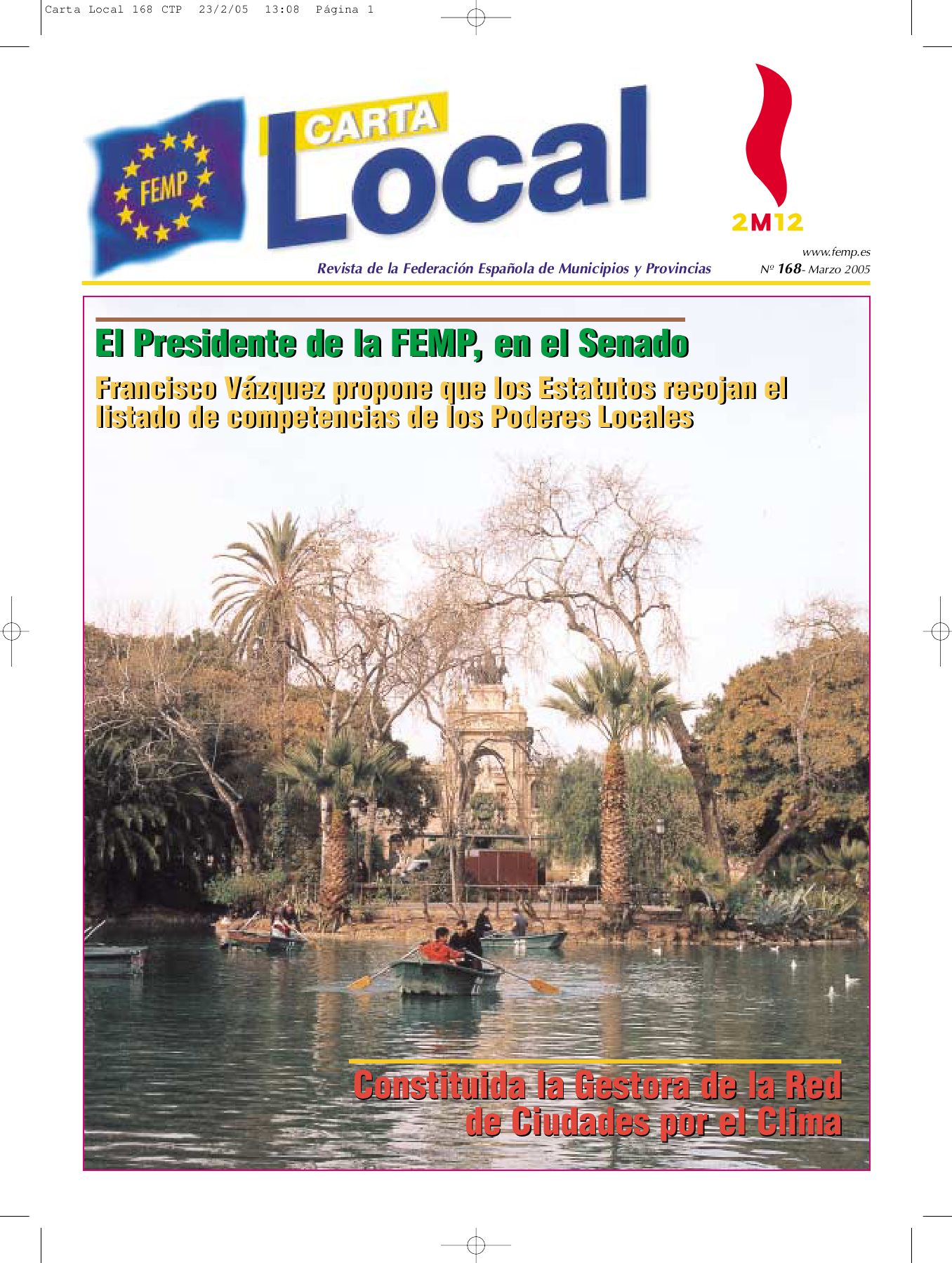 Carta Local nº 168 – Marzo 2005