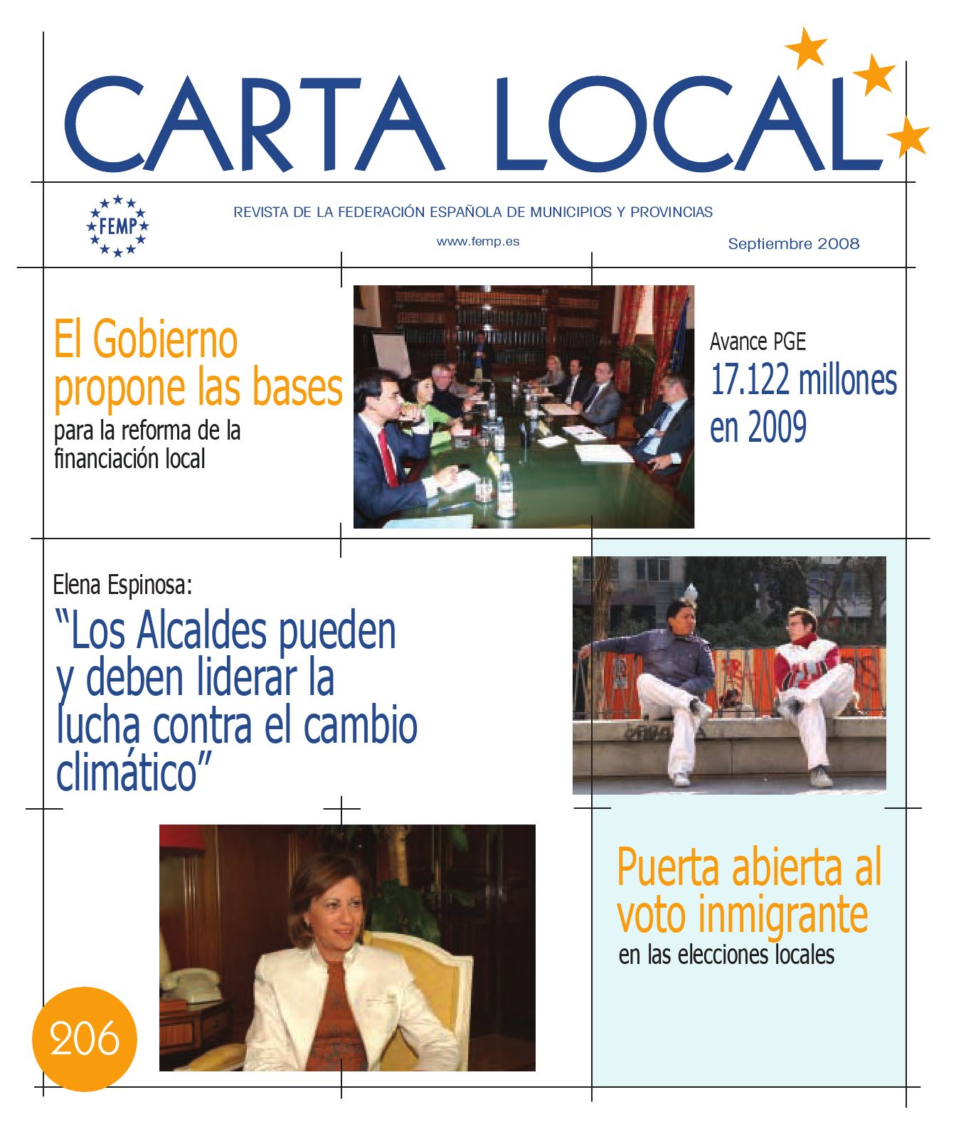 Carta Local nº 206 – Septiembre 2008