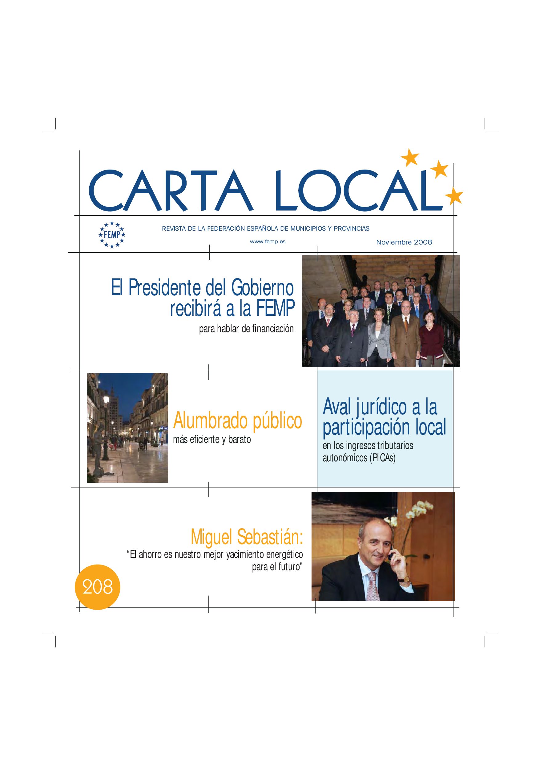 Carta Local nº 208 – Noviembre 2008