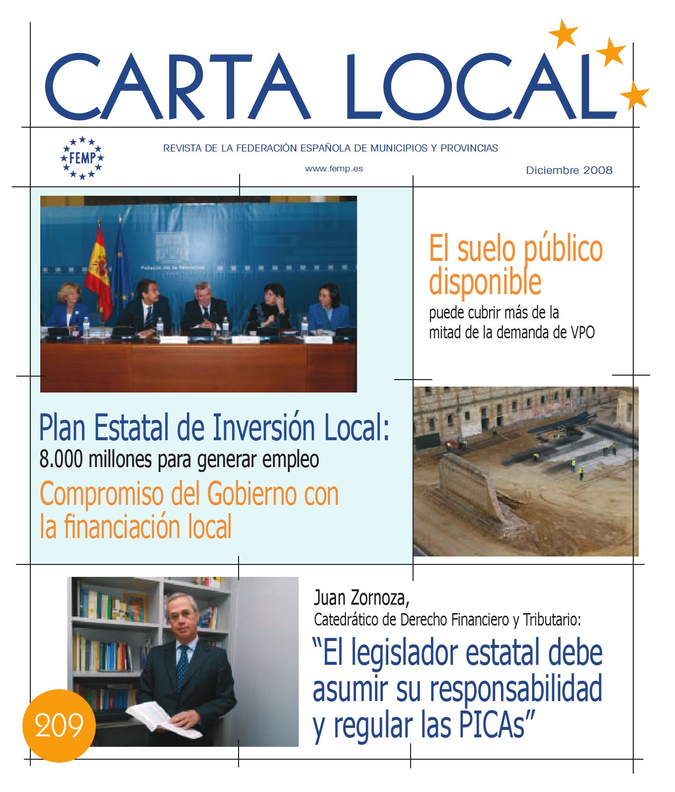 Carta Local nº 209 – Diciembre 2008