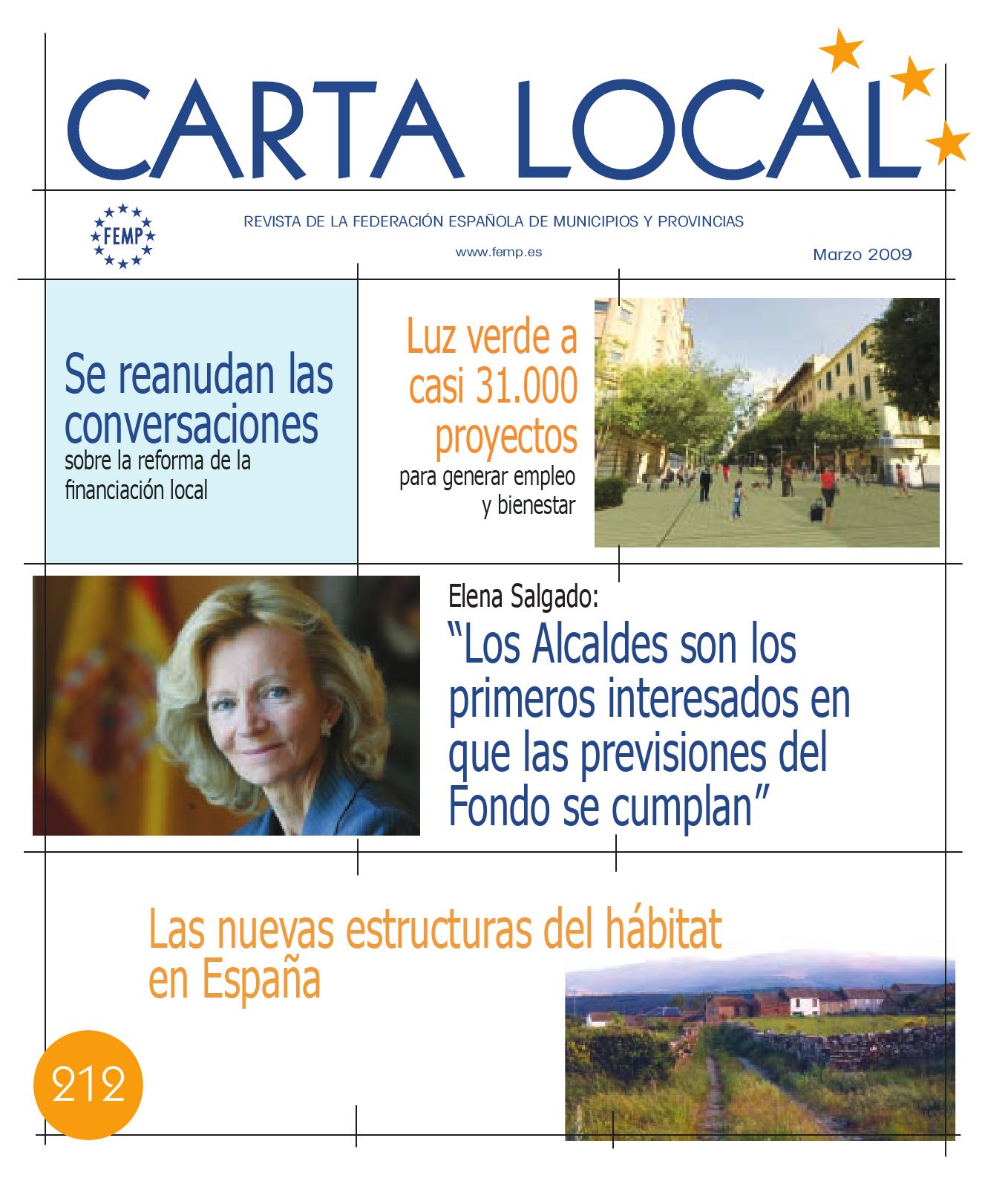 Carta Local nº 212 – Marzo 2009