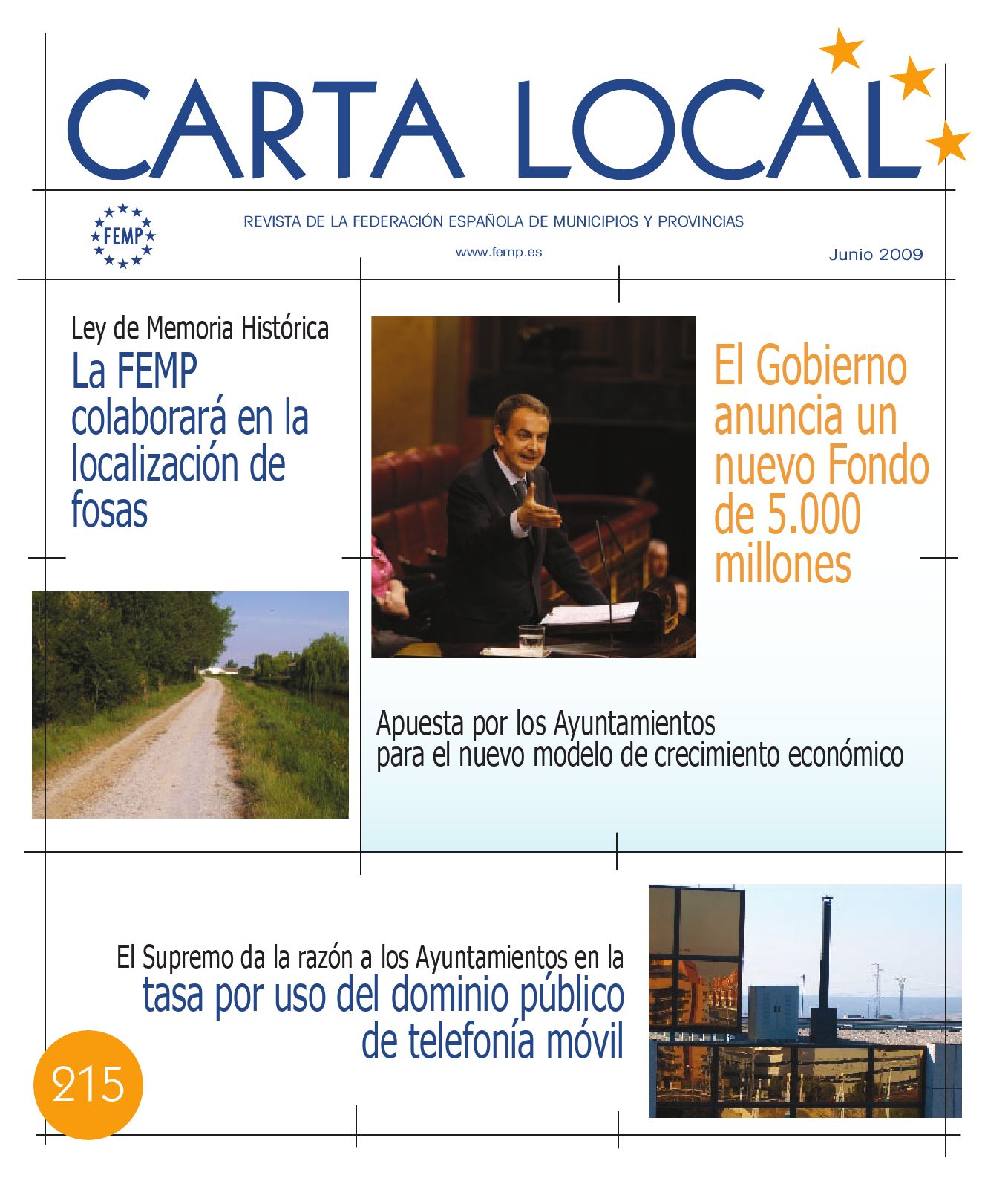 Carta Local nº 215 – Junio 2009