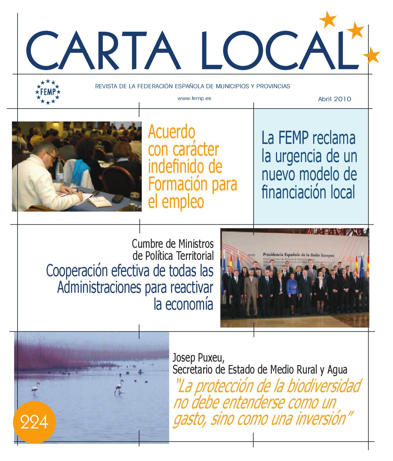 Carta Local nº 224 – Abril 2010