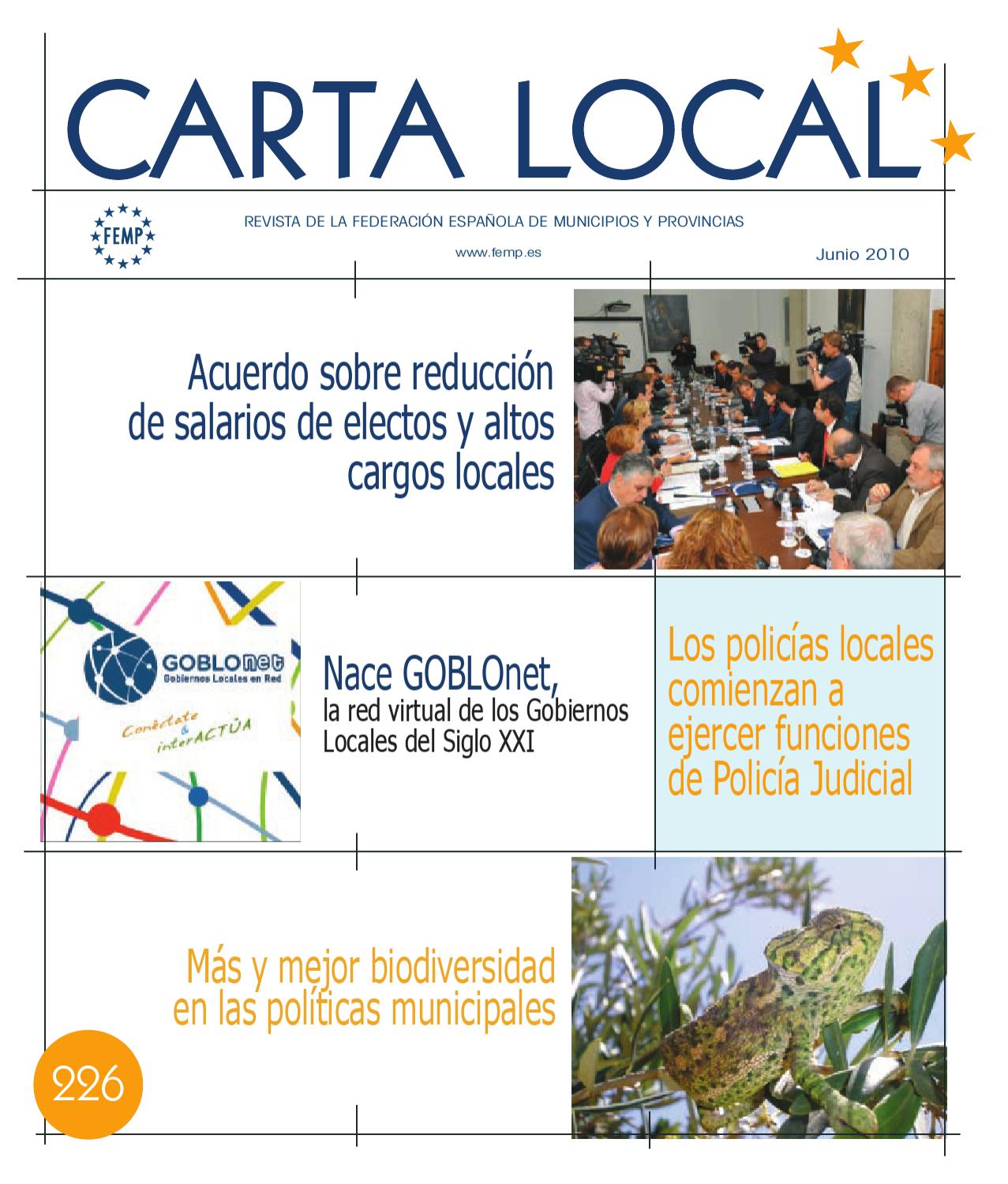 Carta Local nº 226 – Junio 2010