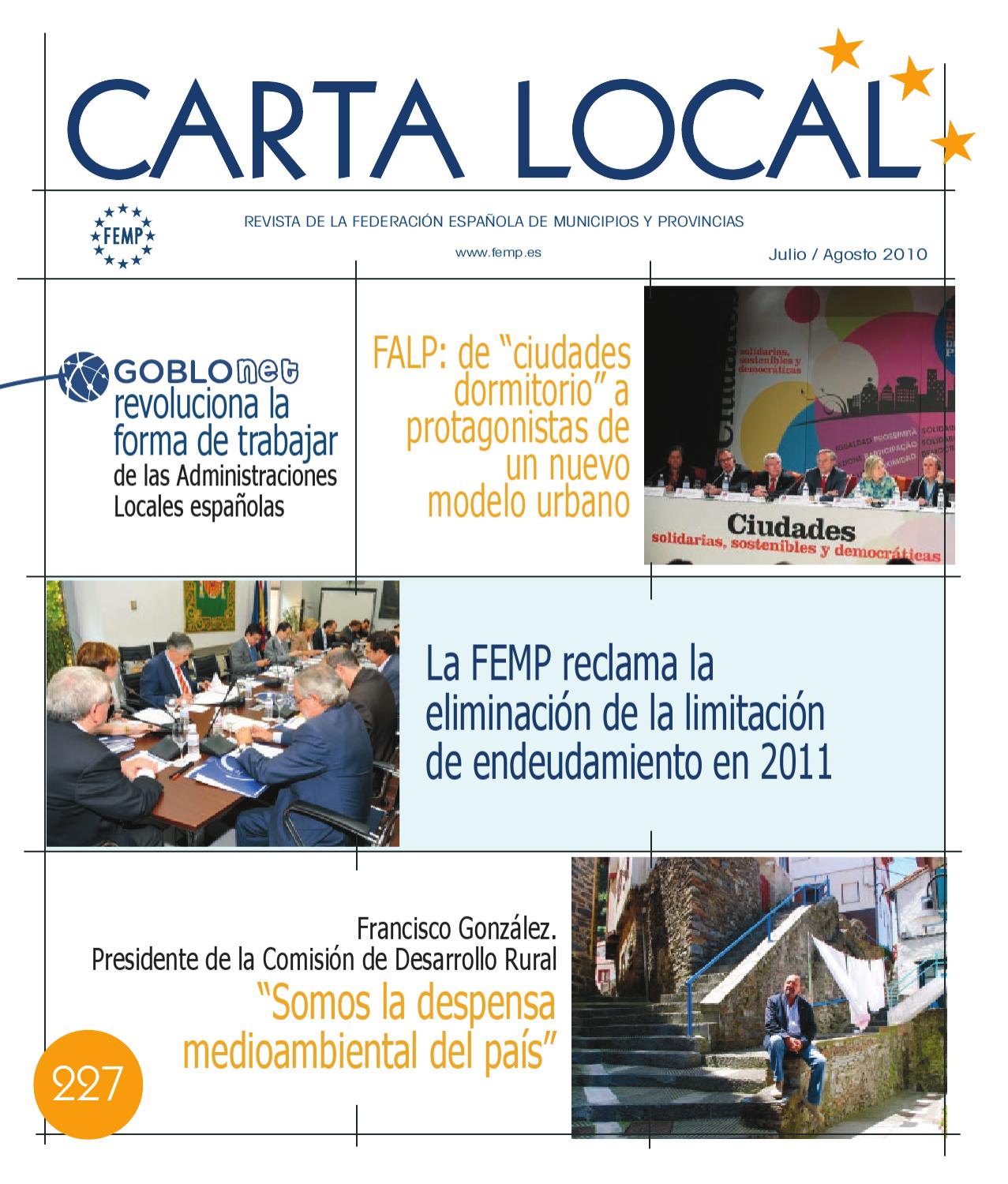 Carta Local nº 227 – Julio-Agosto 2010