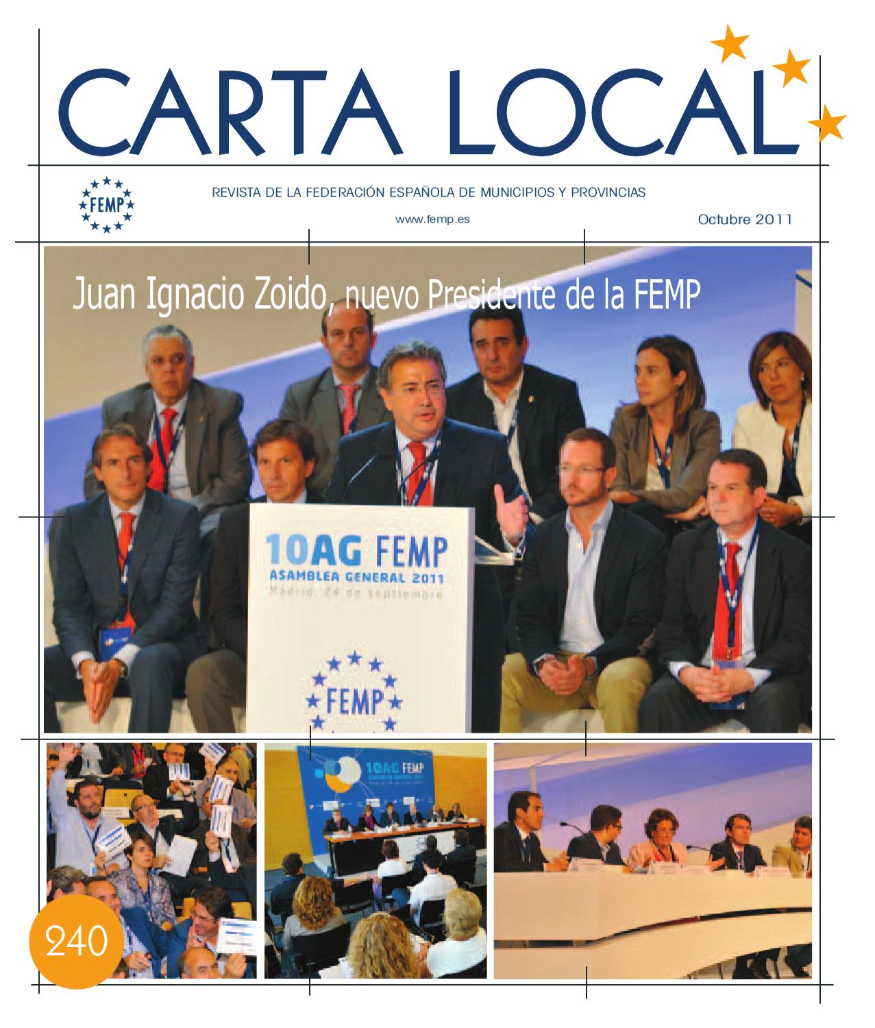 Carta Local nº 240 – Octubre 2011
