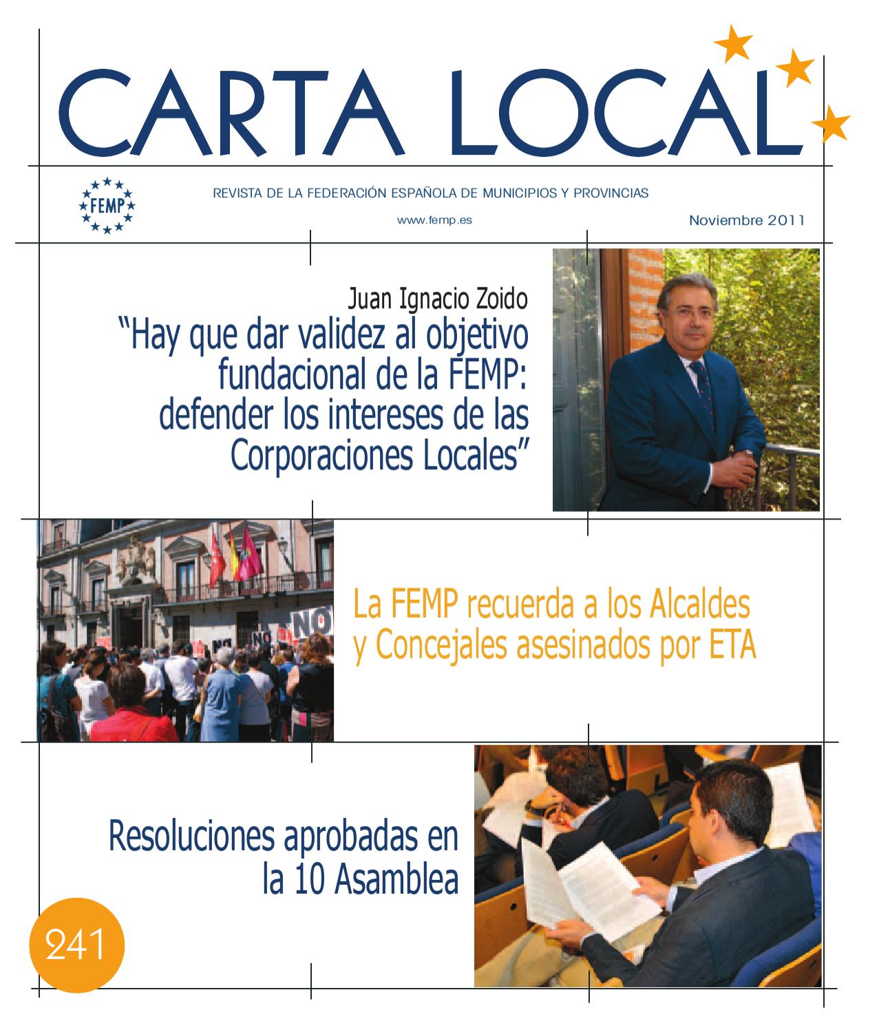 Carta Local nº 241 – Noviembre 2011