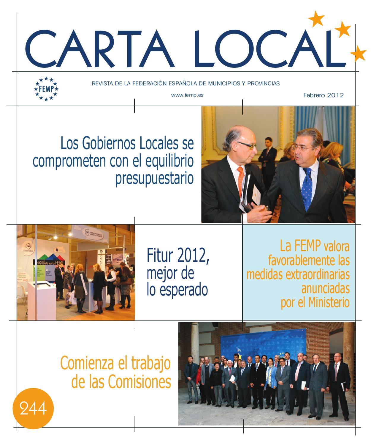 Carta Local nº 244 – Febrero 2012