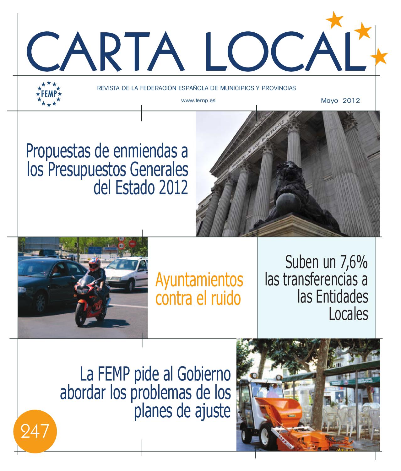 Carta Local nº 247 – Mayo 2012
