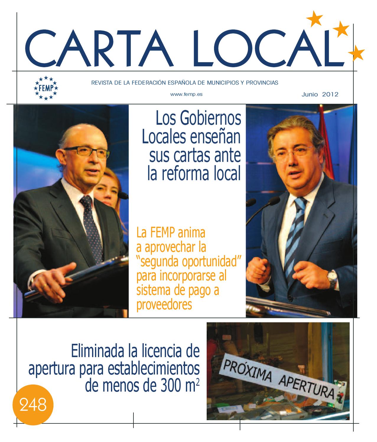 Carta Local nº 248 – Junio 2012