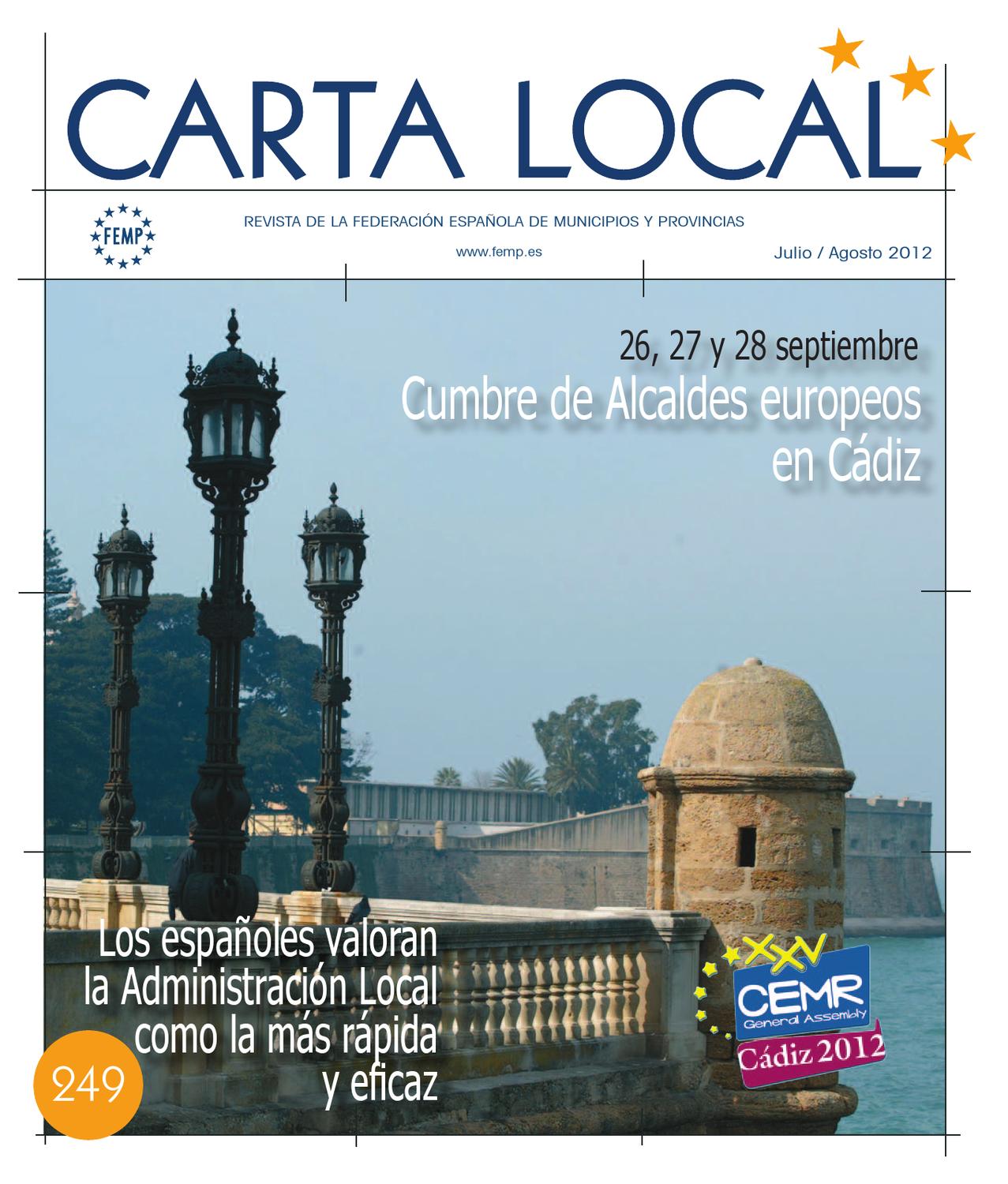 Carta Local nº 249 – Julio 2012