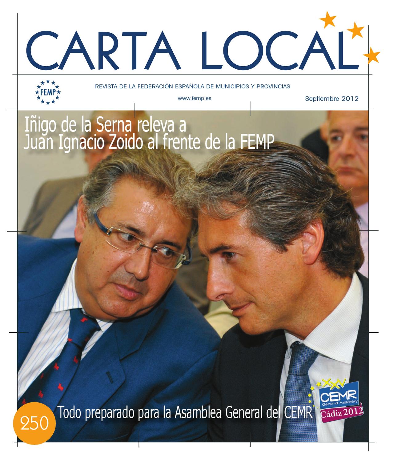 Carta Local nº 250 – Septiembre 2012
