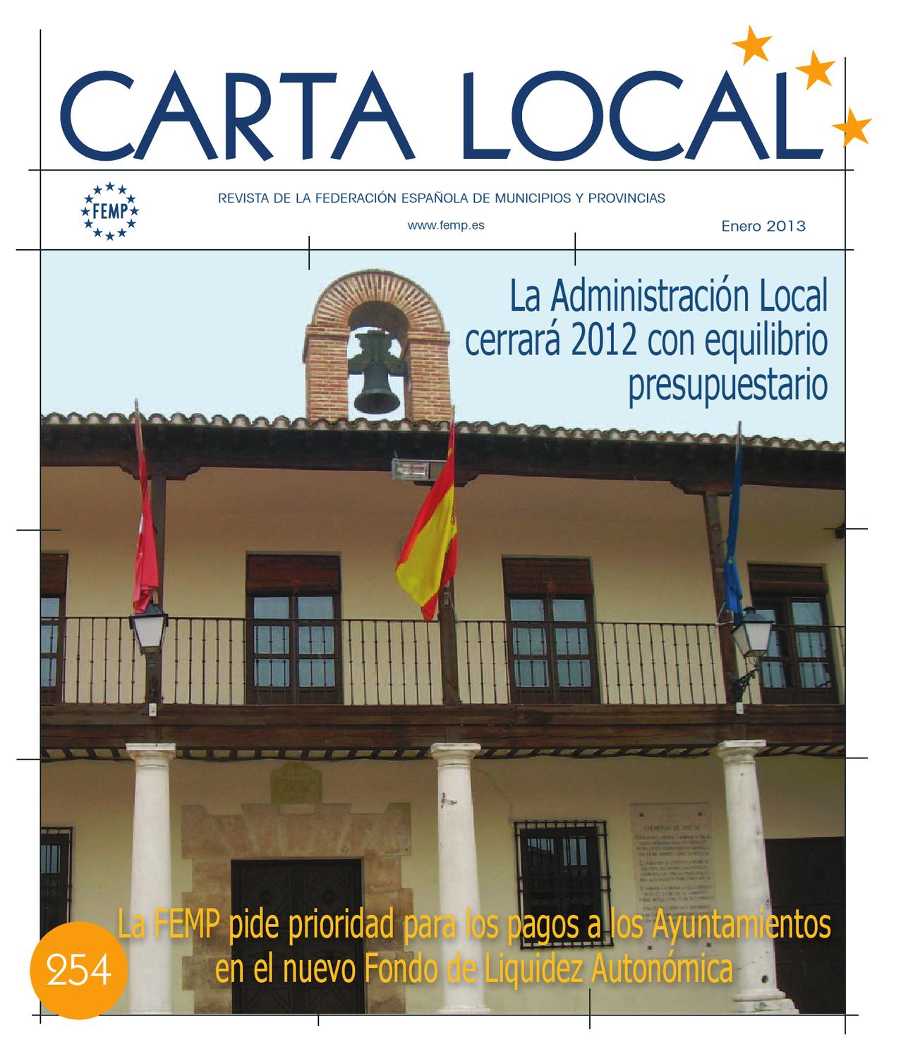 Carta Local nº 254 – Enero 2013