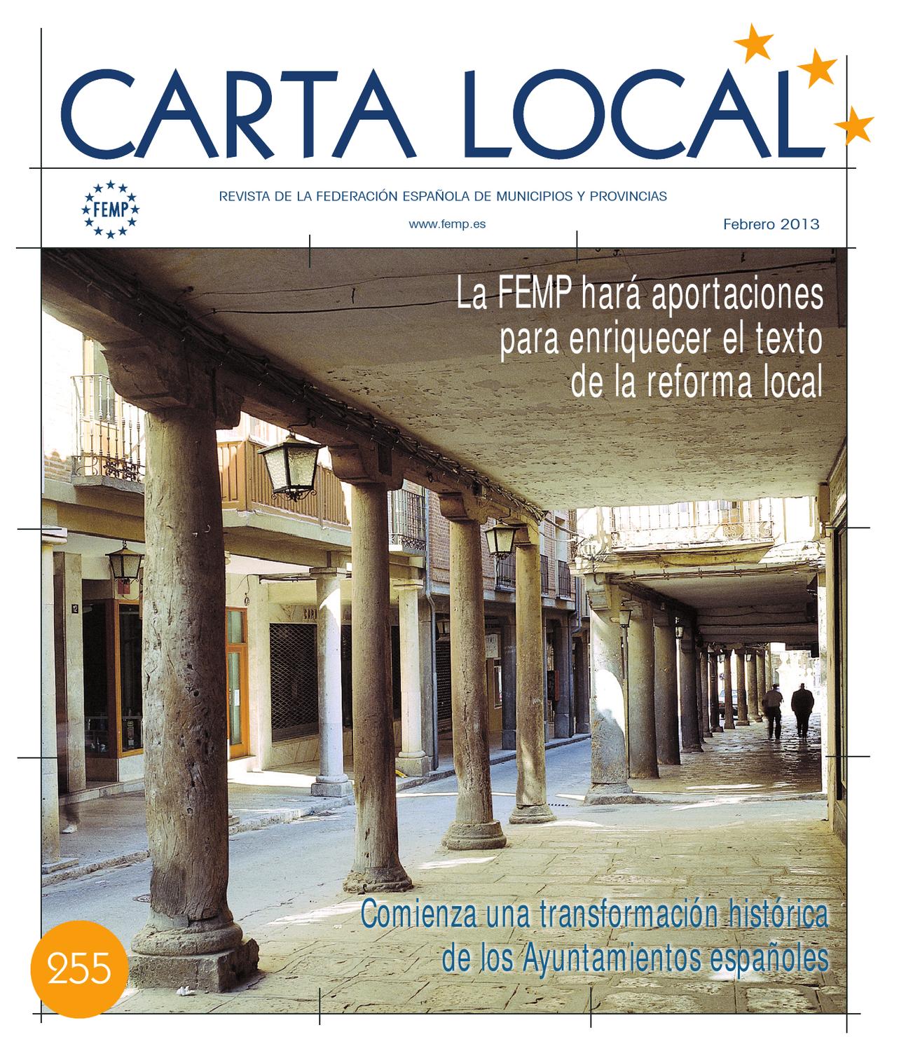 Carta Local nº 255 – Febrero 2013