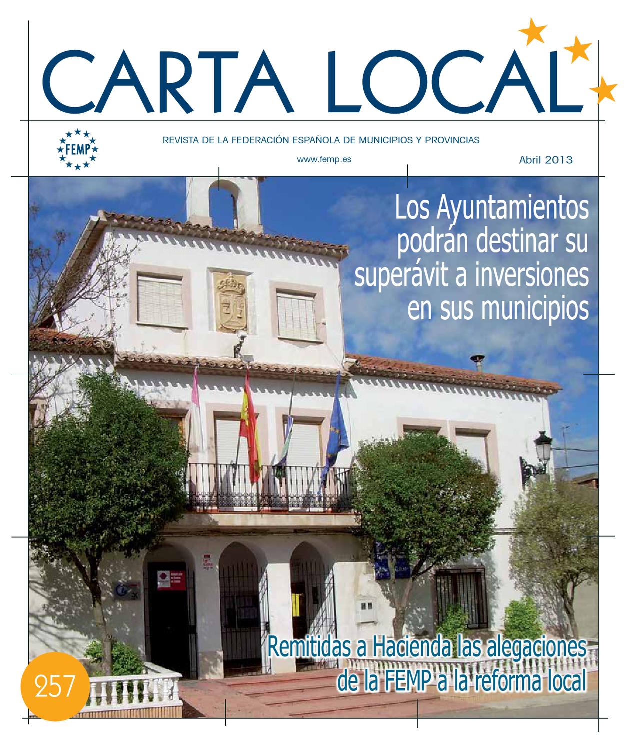 Carta Local nº 257 – Abril 2013