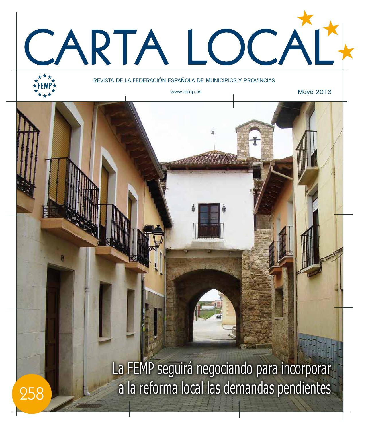 Carta Local nº 258 – Mayo 2013
