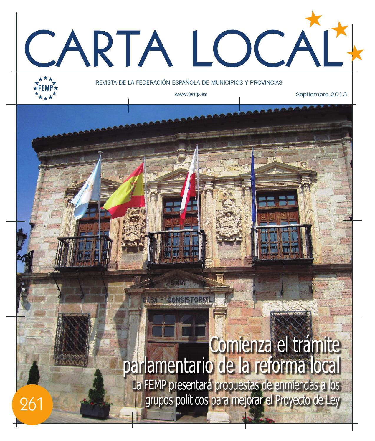 Carta Local nº 261 – Septiembre 2013